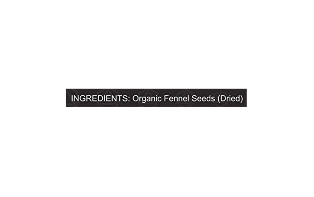Elixings Organic Fennel Seeds Foeniculum Vulgare Tea Bag Cut (TBC)   Box  454 grams